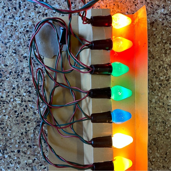 Vintage NOS GE Peerless Decorating Christmas lights- - Picture 2 of 6